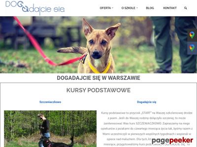 Szkolenie psów Warszawa