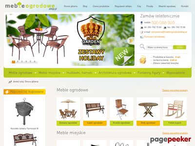Producent mebli ogrodowych - ławki, stoły, krzesła