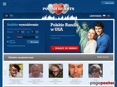 Portal randkowy, polskie randki w USA.