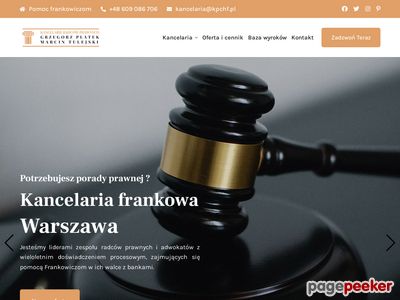 Kancelaria frankowa Warszawa